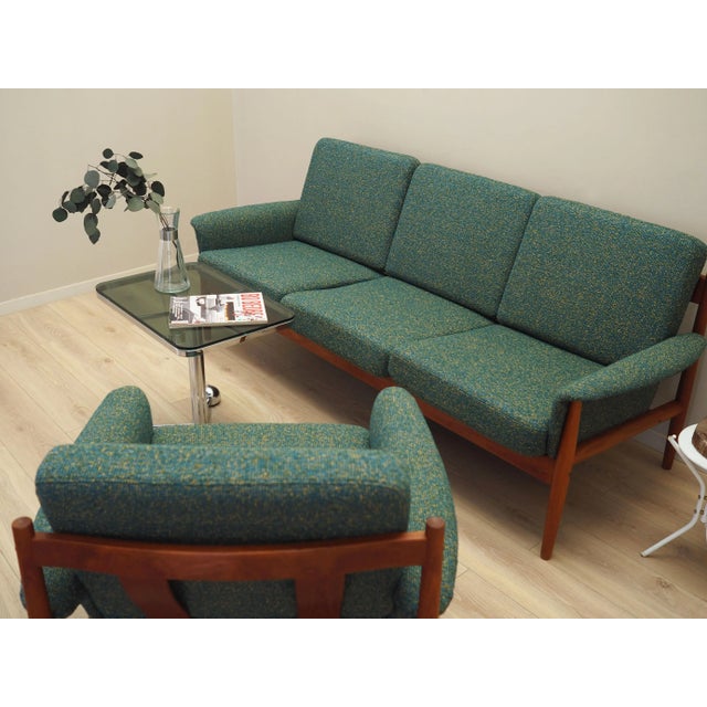 Danish Lounge Suite by Grete Jalk for France & Søn, 1960s, Set of 2 For Sale - Image 6 of 18