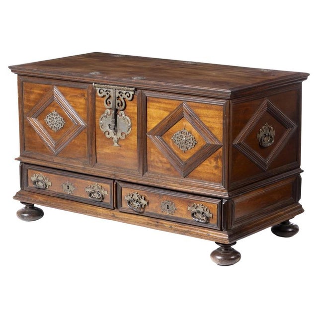 Portuguese Ark Cabinet, 17th Century For Sale - Image 6 of 6