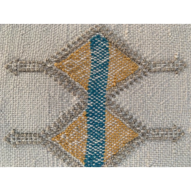 Antique White Contemporary White Mizwad Silk Sabra Pillows Covers- a Pair For Sale - Image 8 of 11