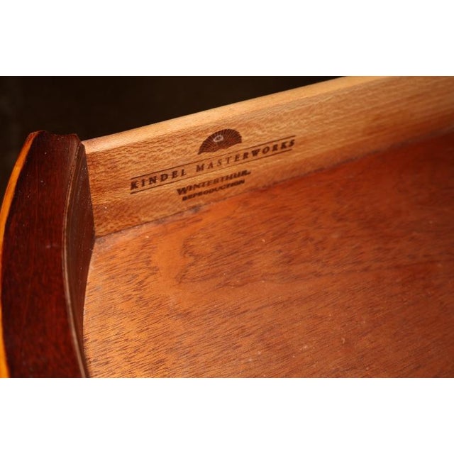 1990s Kindel Masterworks Winterthur Collection Mahogany Inlaid Buffet Sideboard For Sale - Image 11 of 14