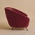 Italian Red Armchair by Guglielmo Veronesi for ISA Bergamo, 1950s - 2 Available For Sale In Chicago - Image 6 of 13
