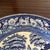 English 19th Century English Wild Rose Blue and White Plate For Sale - Image 3 of 12