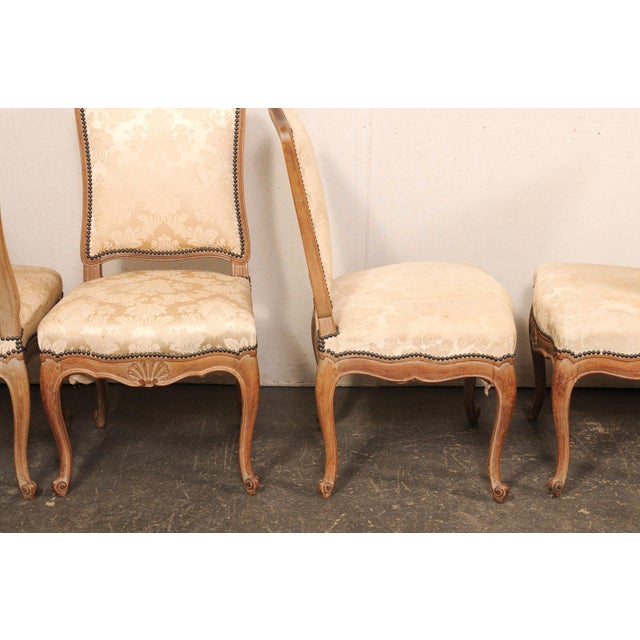 Mid 20th Century French Louis XV Style Dining Chairs (Set of 10) For Sale - Image 11 of 13