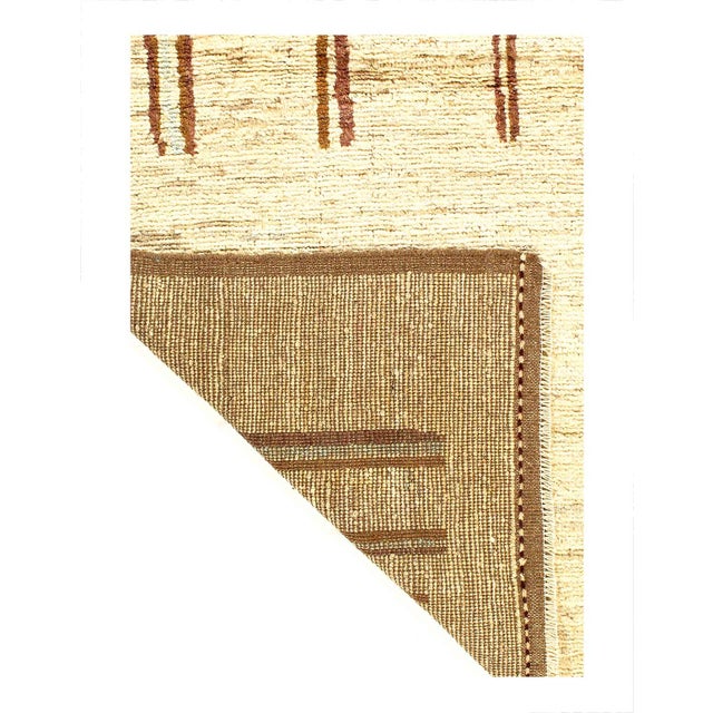 Modern Fine Hand Knotted Moroccan Runner For Sale - Image 3 of 3