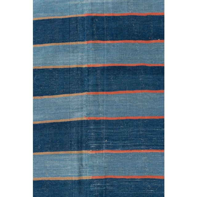 Antique Indian Dhurrie Rug 11ft 6in X 22ft For Sale - Image 4 of 17