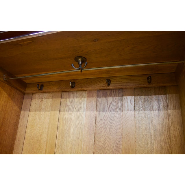 Brown Art Nouveau Wardrobe, 1900s For Sale - Image 8 of 13