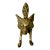 Vintage, English, Fox, Brass Door Knocker For Sale