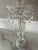 1940s Vintage Genuine Cut Crystal Lamp With Hanging Crystals For Sale - Image 5 of 9