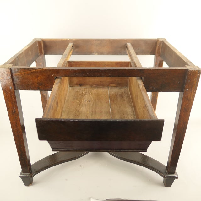 19th Century South Tyrolean Alpine Style Joggeltisch Table with Oak Top For Sale - Image 12 of 16