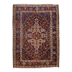 Antique Persian Qashqai Rug 6’2” X 8’4”