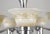 1930s Traditional 5 Light Nickel Shade Chandelier For Sale - Image 4 of 11