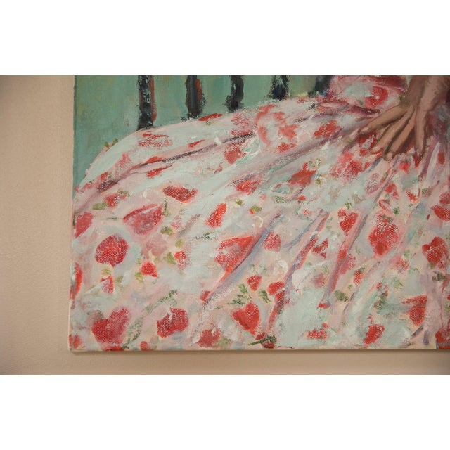 White Grace B. Keogh Painting "Seated Women" For Sale - Image 8 of 8