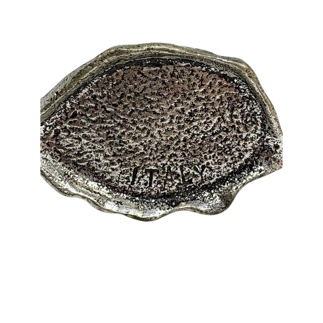 Metal Vintage Pewter Snail Toothpick Holders Made in Italy- A Set For Sale - Image 7 of 7