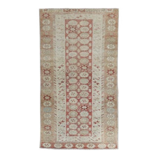 Zabihi Collection Soft Brown Persian Kurd Scatter Rug For Sale