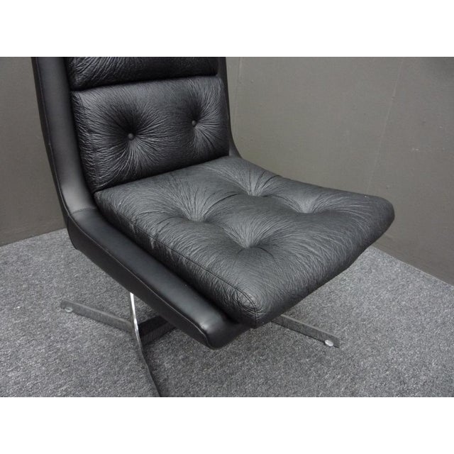 Space Age Flat Steel Lounge Chair, 1960s For Sale - Image 11 of 14