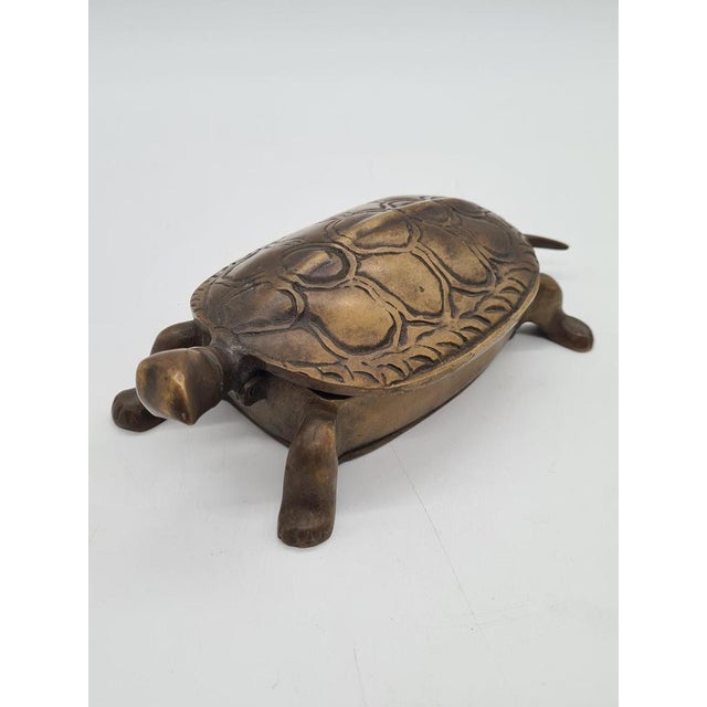 1970s Brass Turtle Box, 1970s For Sale - Image 5 of 13