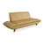 Modern Yellow Leather Rossini Two-Seater Sofa with Manual Function from Koinor For Sale - Image 3 of 14