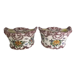 Late 19th Century French Bough Pots - a Pair