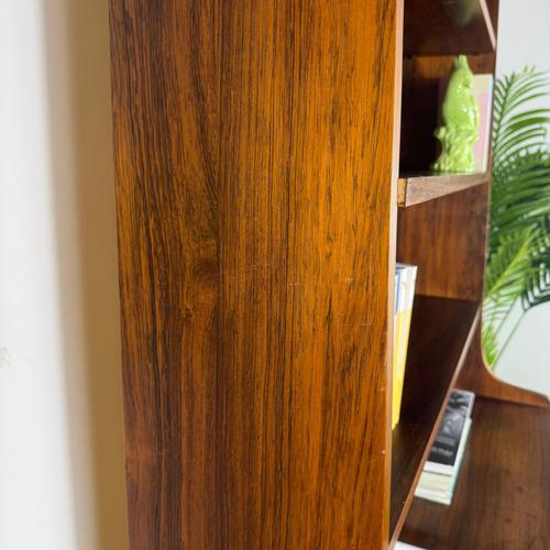 Mid-Century Modern Scandinavian Rosewood Bookcase For Sale - Image 6 of 9