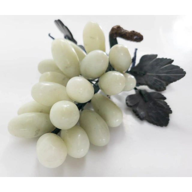 Mid 20th Century Mid-Century Carved Soapstone Decorative Grape Cluster For Sale - Image 5 of 8