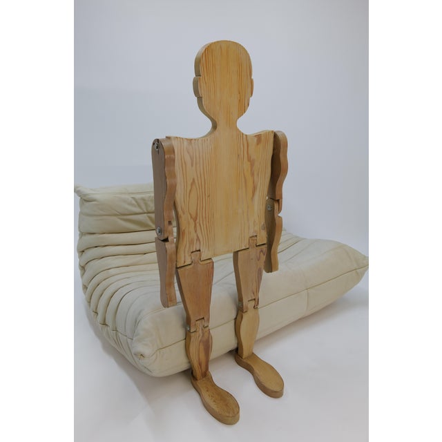 Mid-Century Modern Wooden Articulating Folk Art Mannequin For Sale - Image 16 of 16