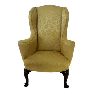 18th century English Georgian Petite Wingback Chair