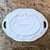 Mid-20th Century White Ceramic Embossed Turkey Platter With Handles For Sale - Image 4 of 6