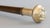 Art Deco Antique English Brass & Walnut Walking Stick Cane For Sale - Image 3 of 8
