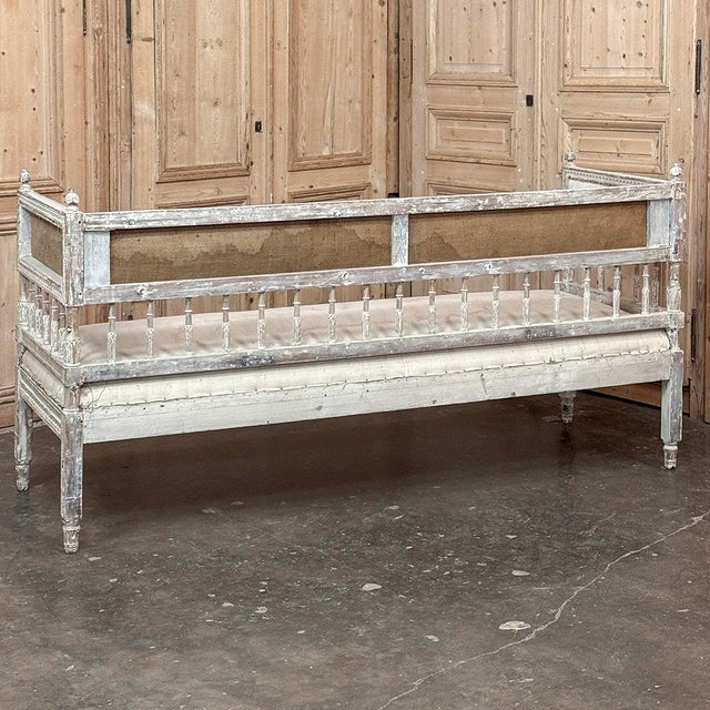 18th Century Swedish Gustavian Period Neoclassical Bench For Sale - Image 17 of 17