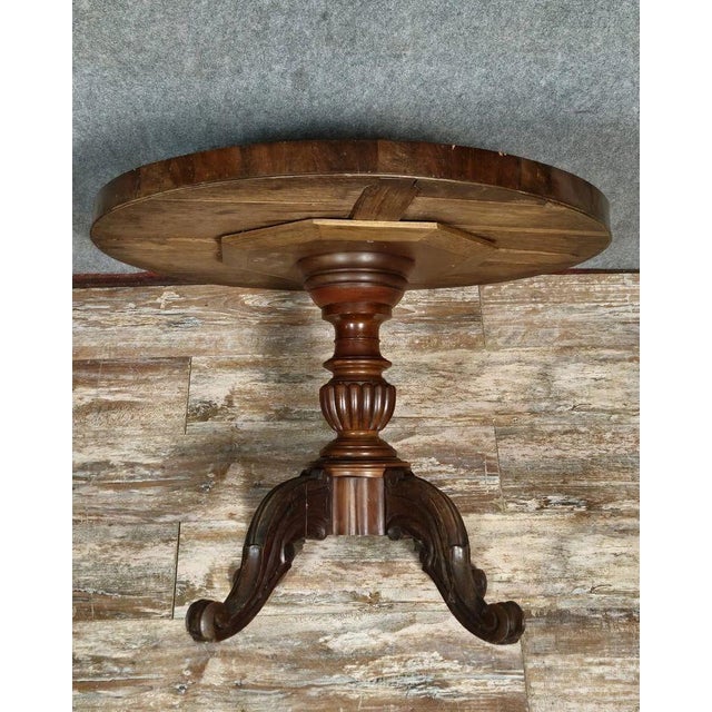 Traditional Empire-Restoration Mahogany Side Table, 1820s For Sale - Image 3 of 7