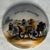 Interesting collection of three German porcelain stein lids for your consideration. Each lid measures approx. 2 5/8 inches...