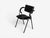Jacques Adnet Attr., Desk, Black Leather, Brass, France, 1950s For Sale - Image 14 of 15