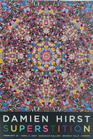 Superstition Poster after Damien Hirst