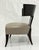 Modern 1980s Donghia Klismos Slipper Chair in Mahogany-Finished Maple and Leather For Sale - Image 3 of 18