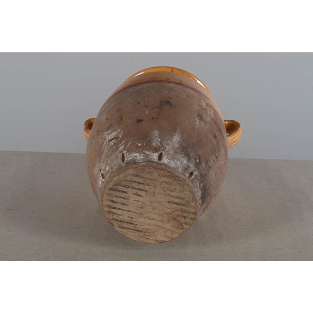 Ceramic Late 19th Century French Pot À Confit or Terracotta Urn 11.5"h For Sale - Image 7 of 8