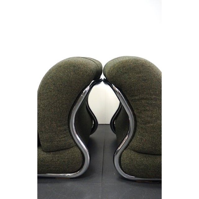 Vintage Italian Lounge Chairs, 1970s, Set of 2 For Sale - Image 9 of 15
