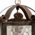 Brown Vintage Metal Pendant Lamp, 1950 For Sale - Image 8 of 15