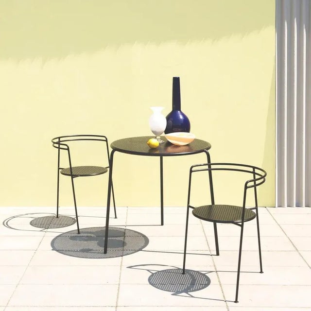 Black point chair by ok design dimensions: d 58 x w 50 x h 68.5 cm. Materials: powder-coated metal. Point chair is a...