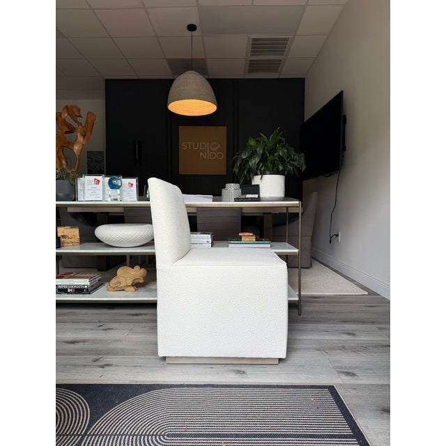 2020s Bespoke Modern Armless Dining Chairs For Sale - Image 5 of 6