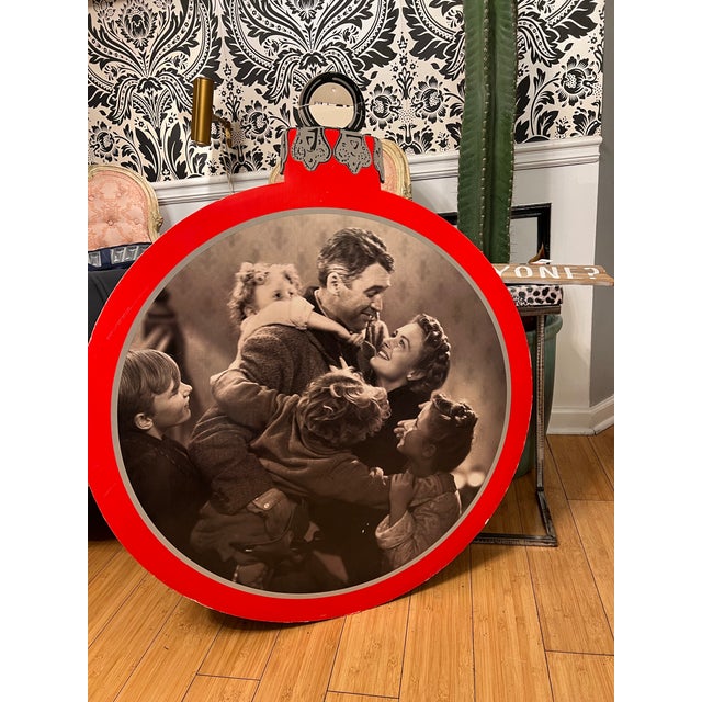 American Vintage "It's a Wonderful Life" Christmas Display Ornament For Sale - Image 3 of 6