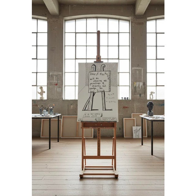 Original authorised David Hockney Dog Show exhibition poster, produced by Salts Mill in the 1990s exclusively for Salts...
