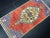 Rustic Vintage Turkish Handmade Red and Beige Small Rug For Sale - Image 3 of 6