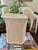 Fitz and Floyd 1970s Fitz & Floyd White Parrot Faux Bamboo Chinoiserie Planter Japan For Sale - Image 4 of 11