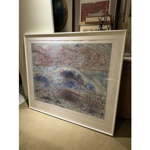 1980s Pat Steir Aquatint the Wave - From the Sea After Leonardo, Hokusai and Courbet For Sale - Image 9 of 10