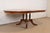Baker Furniture Company 1980s Baker Furniture Style Georgian English Yew Wood Pedestal Extension Dining Table, Newly Refinished For Sale - Image 4 of 13