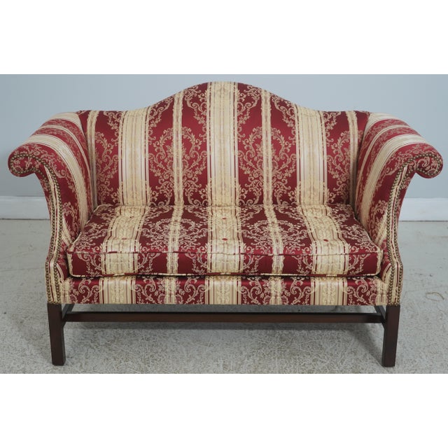 Age: Approx: 50 Years Old Details: Colonial Williamsburg Williamsburg Adaptation Mahogany Tufted Seat Cushion High Quality...