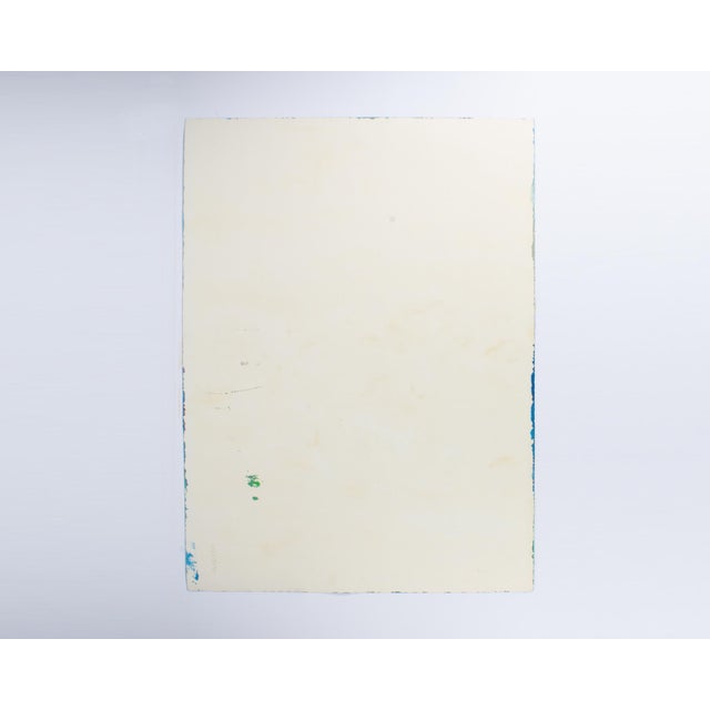 1980s Abstract Acrylic Landscape by Harry Hilson For Sale In Indianapolis - Image 6 of 7