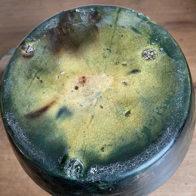 Glazed Terracotta Tobacco Pot For Sale - Image 4 of 11