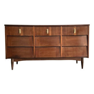 Vintage Midcentury Louvered Dresser For Sale