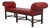 Baker Mahogany Leather Chippendale Window Bench For Sale